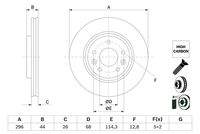 BOSCH 0986479F71 Bremsscheibe