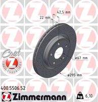 ZIMMERMANN 400550652 Bremsscheibe