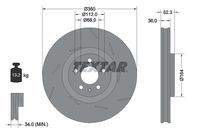 TEXTAR 92334105 Bremsscheibe