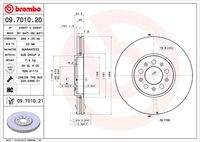 BREMBO 09701021 Bremsscheibe