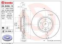 BREMBO 09B49811 Bremsscheibe