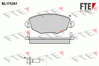 FTE BL1752A1 Bremsbelagsatz, Scheibenbremse