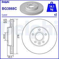 DELPHI BG3868C Bremsscheibe
