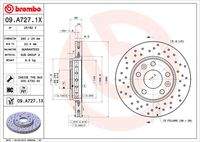 BREMBO 09A7271X Bremsscheibe