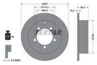 TEXTAR 92136103 Bremsscheibe