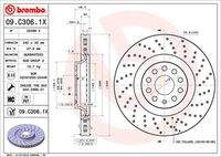 BREMBO 09C3061X Bremsscheibe