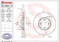 BREMBO 09580410 Bremsscheibe
