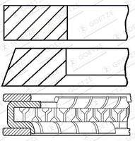 GOETZE ENGINE 0845000010 Kolbenringsatz