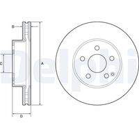 DELPHI BG4945C Bremsscheibe