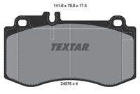 TEXTAR 2497601 Bremsbelagsatz, Scheibenbremse