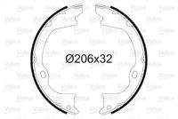 VALEO 564203 Bremsbackensatz, Feststellbremse