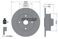 TEXTAR 92154203 Bremsscheibe