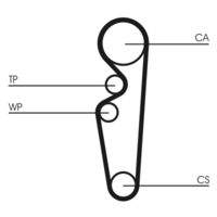 CONTINENTAL CTAM CT729 Zahnriemen