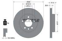 TEXTAR 92288503 Bremsscheibe