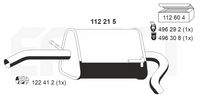 ERNST 112215 Endschalldämpfer