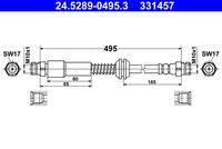ATE 24528904953 Bremsschlauch