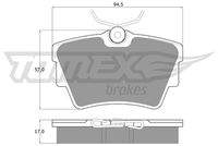 TOMEX Brakes TX1309 Bremsbelagsatz, Scheibenbremse