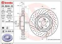 BREMBO 09B84833 Bremsscheibe