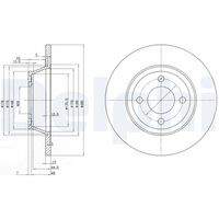 DELPHI BG2783 Bremsscheibe
