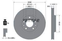 TEXTAR 92195603 Bremsscheibe