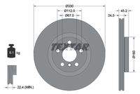 TEXTAR 92274405 Bremsscheibe