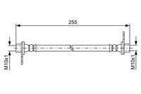 BOSCH 1987481586 Bremsschlauch