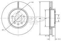 TOMEX Brakes TX7288 Bremsscheibe