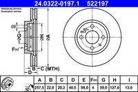 ATE 24032201971 Bremsscheibe