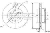 TOMEX Brakes TX7119 Bremsscheibe