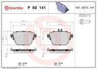 BREMBO P50141 Bremsbelagsatz, Scheibenbremse