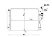 MAHLE AC768000S Kondensator, Klimaanlage