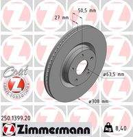 ZIMMERMANN 250139920 Bremsscheibe
