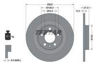 TEXTAR 92304703 Bremsscheibe