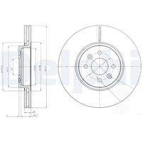 DELPHI BG3929 Bremsscheibe