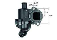 MAHLE TM3105 Thermostat, Kühlmittel