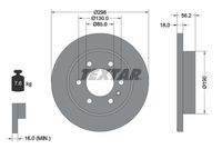 TEXTAR 92301003 Bremsscheibe