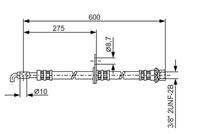 BOSCH 1987476246 Bremsschlauch