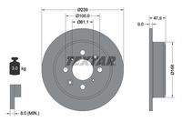 TEXTAR 92077903 Bremsscheibe