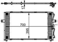 MAHLE AC379000S Kondensator, Klimaanlage