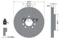 TEXTAR 92156400 Bremsscheibe