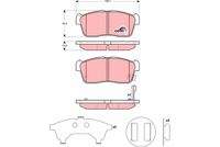 TRW GDB3276 Bremsbelagsatz, Scheibenbremse