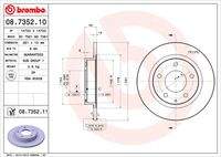 BREMBO 08735211 Bremsscheibe
