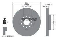 TEXTAR 92120805 Bremsscheibe