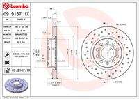 BREMBO 0991671X Bremsscheibe