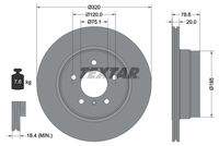 TEXTAR 92161103 Bremsscheibe