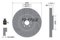 TEXTAR 92337005 Bremsscheibe