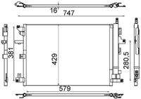 MAHLE AC635000S Kondensator, Klimaanlage