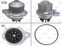 VALEO 506643 Wasserpumpe, Motorkühlung