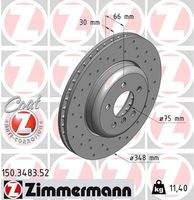 ZIMMERMANN 150348352 Bremsscheibe