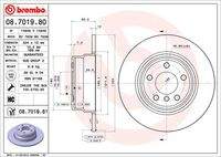 BREMBO 08701981 Bremsscheibe